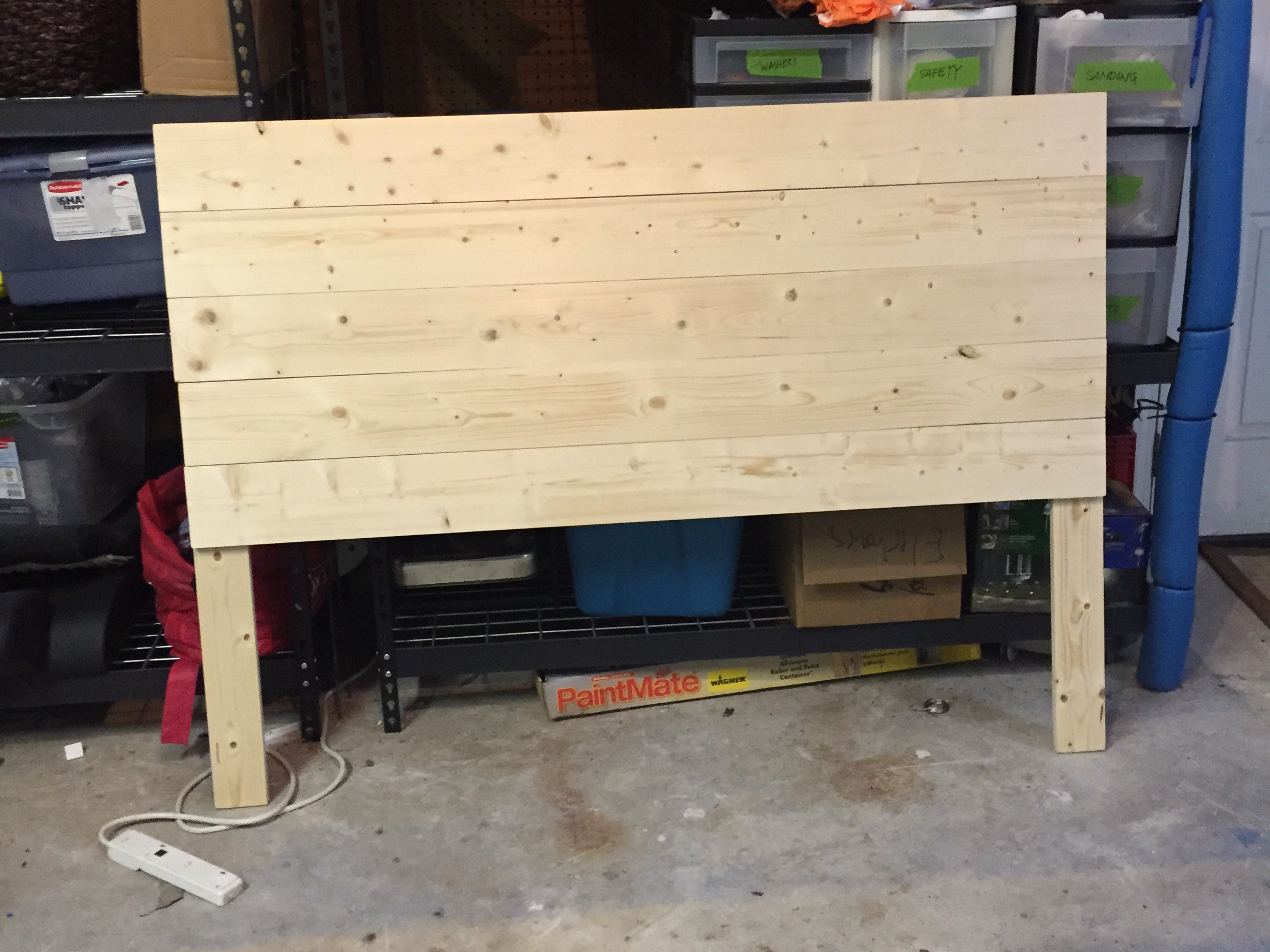 How to make a surfboard headboard from Just Might DIY