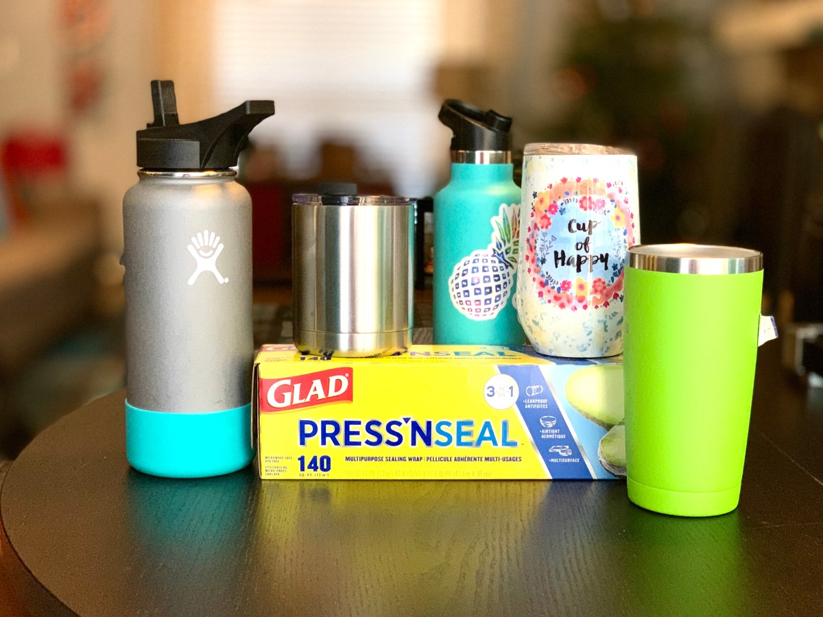 Life Hack for Messy DIYers: Protect Your Cups with Glad Press ‘N&nbsp;Seal