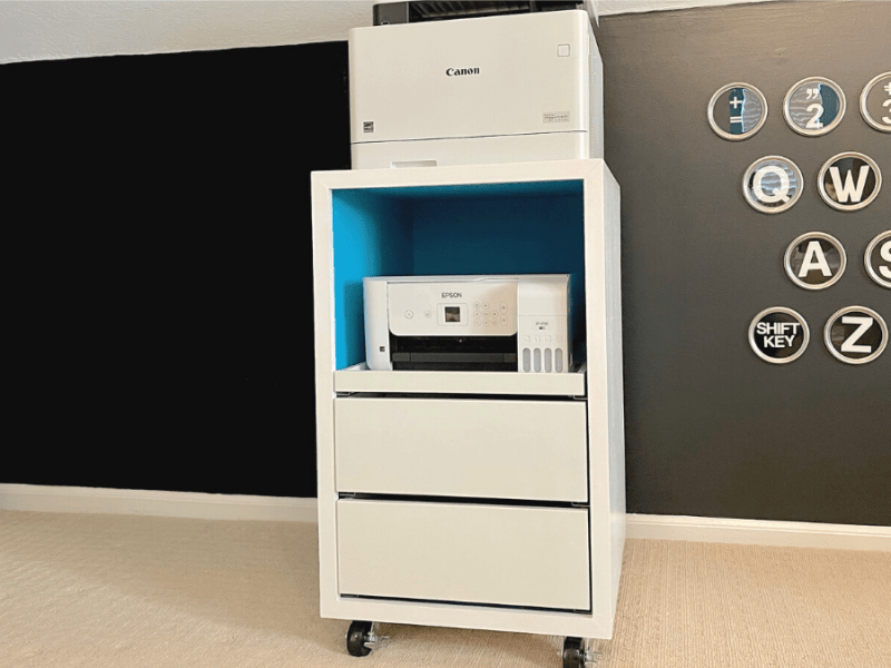 How to Make a Printer Cart | Plywood + IKEA Hack (Video&nbsp;Tutorial!)
