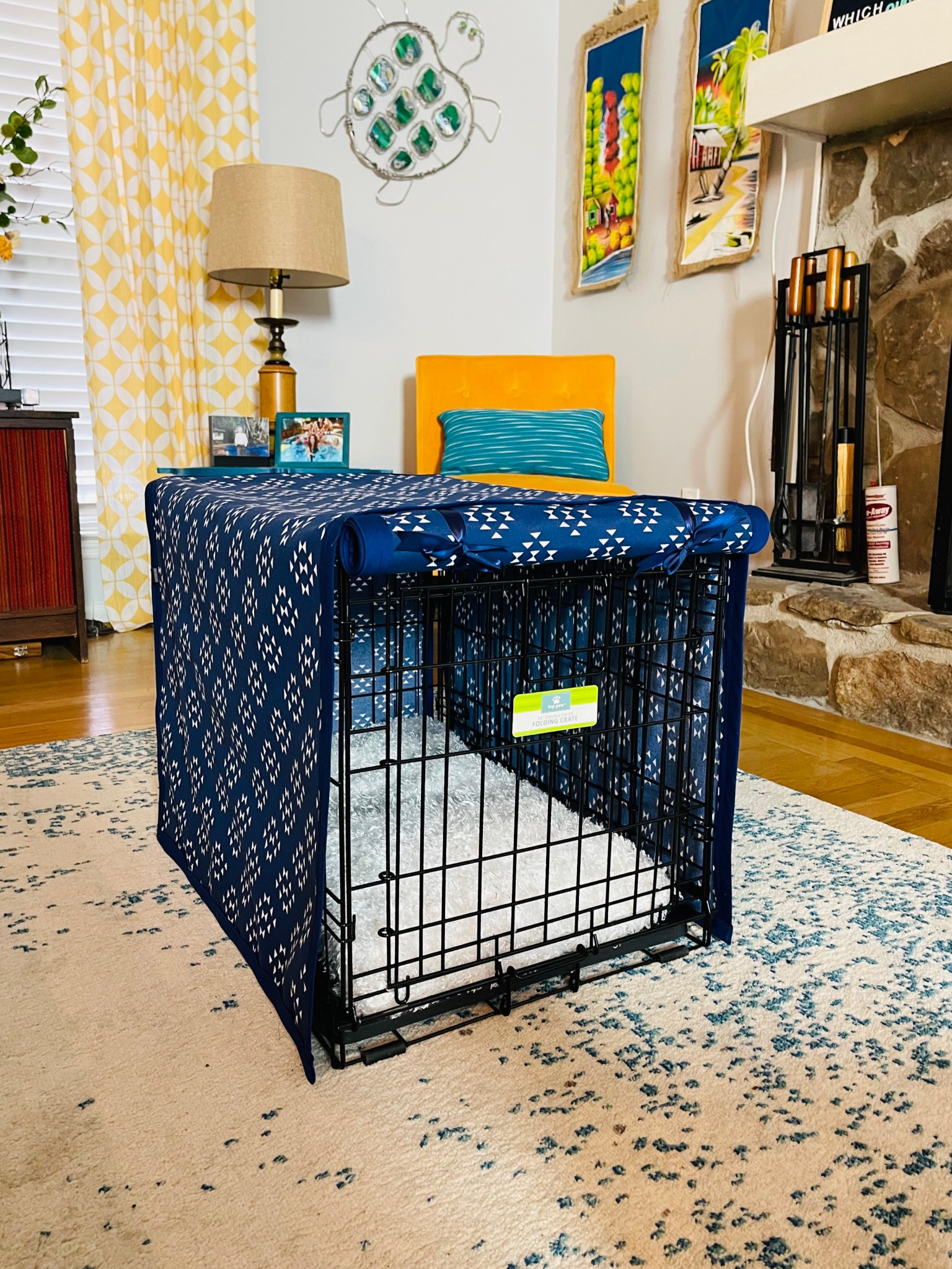 Sew a Dog Crate Cover and Fuzzy Mattress (Video Tutorial!) – Just Might DIY