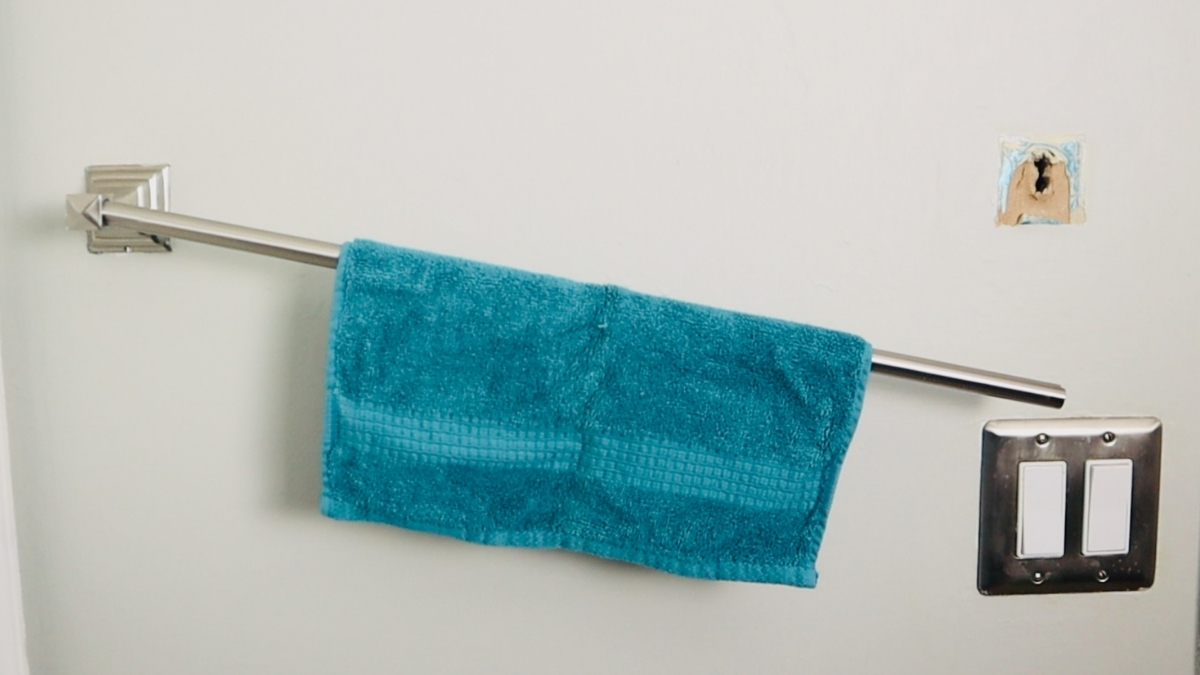 Fix a Broken Towel Rack with Toggle Bolts (No Drywall Repair) – Video ...