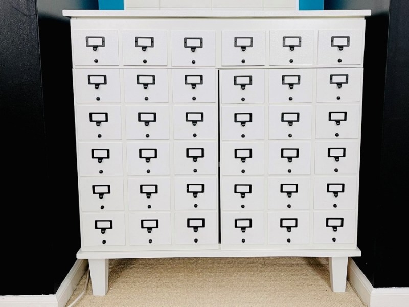 Making the Faux Card Catalog Printer Cabinet (Video&nbsp;Tutorial!)