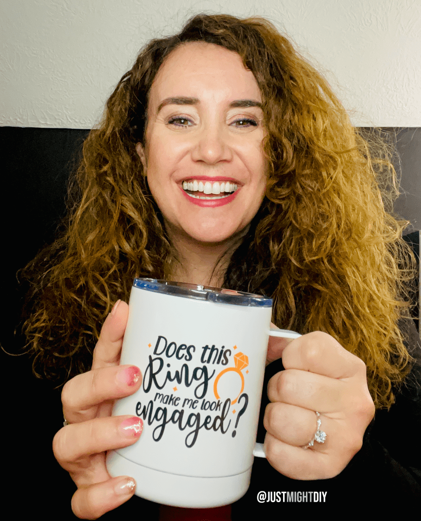 Does this ring make me look engaged sublimation engagement announcement mug 2
