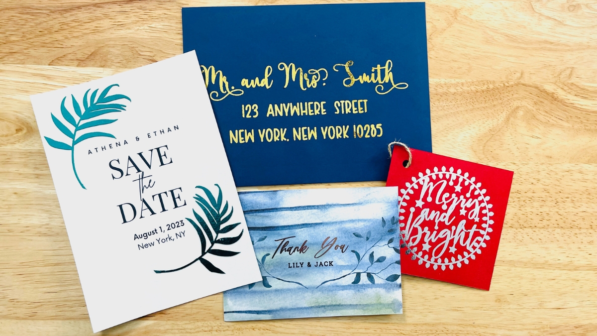 How to Add Foil to Cards (With and Without a&nbsp;Laminator)