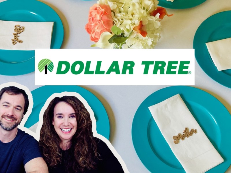 How to Paint Dollar Tree Charger&nbsp;Plates