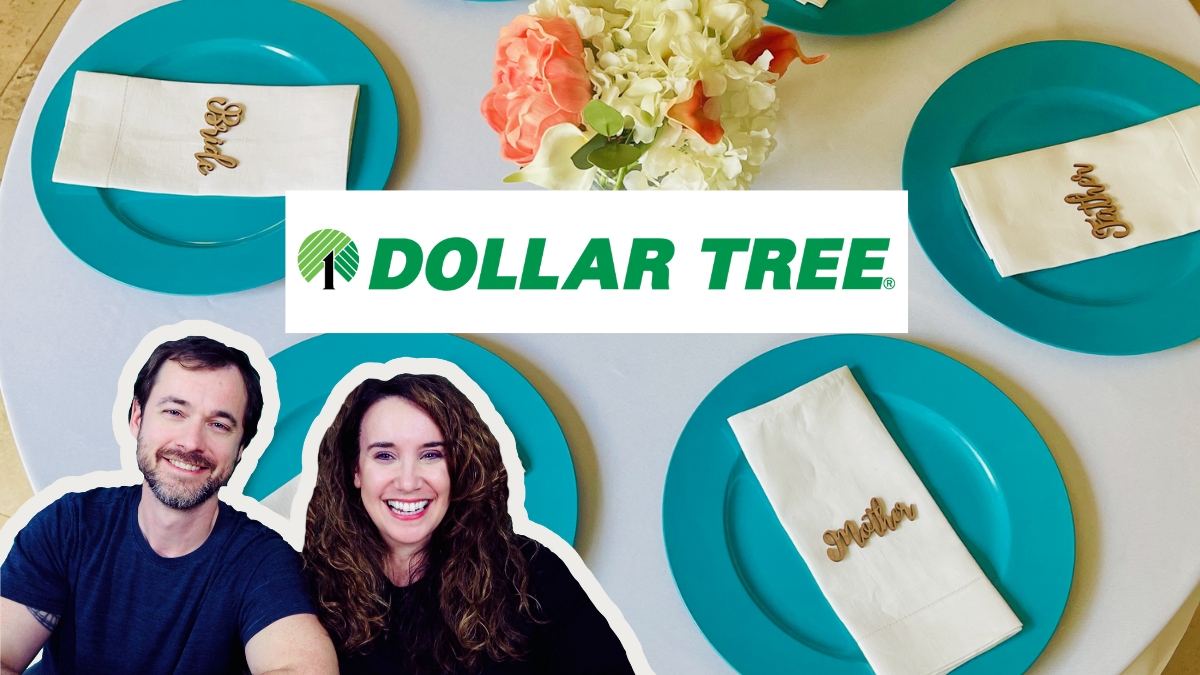 How to Paint Dollar Tree Charger&nbsp;Plates